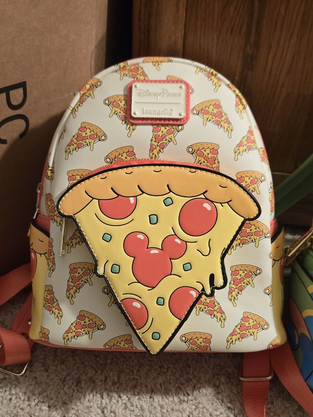 NWT Loungefly Disney Parks Pizza Slice Backpack